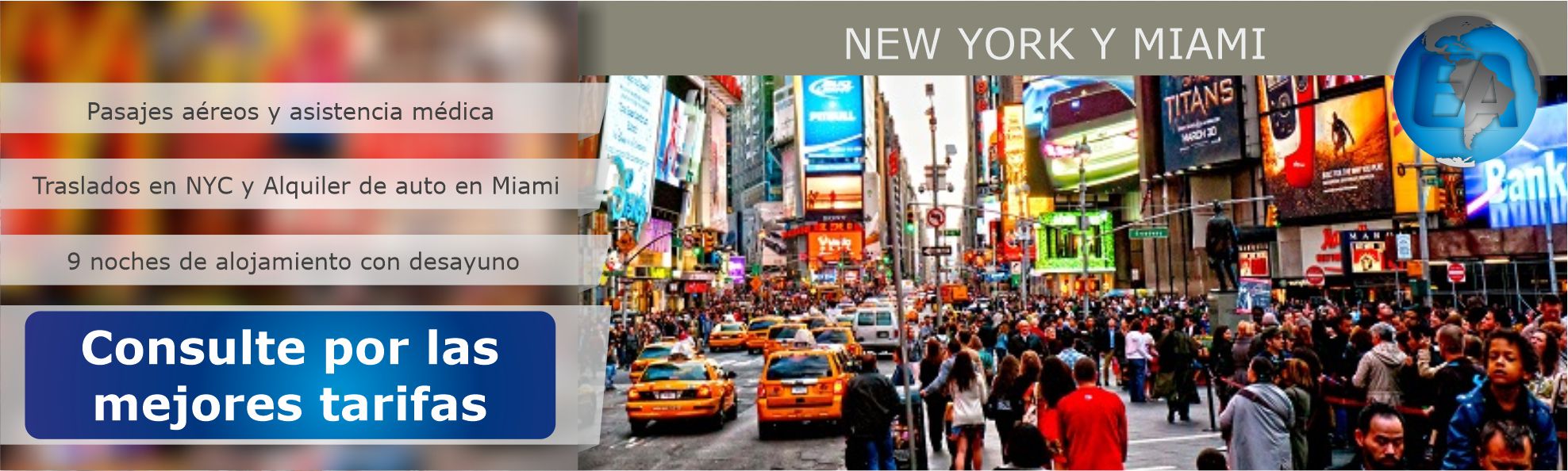  New york  y Miami 